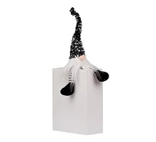 Мягкая игрушка Yes Fun Хеллоуин Гном черная пайетка  48 см LED тело (973719)
