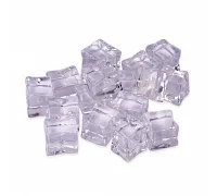 Кубик льоду декоративний Novogod'ko 25*2 см прозорий 20 шт. (974181)