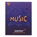 Дневник для музыкальной школы интегр. софт-тач + УФ-выб. Music vibes YES (911366)