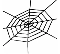 Павутина Yes Fun Хелловін 25 м велюрчорна (973632)