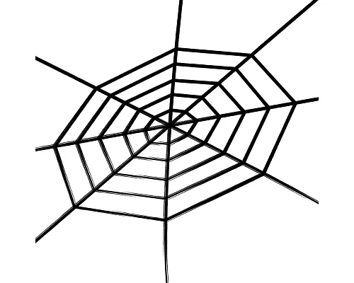 Павутина Yes Fun Хелловін 25 м велюрчорна (973632)