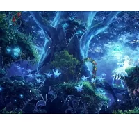 Алмазная мозаика Магия леса 30*40см с рамкой 41*31*25 см (H9009)