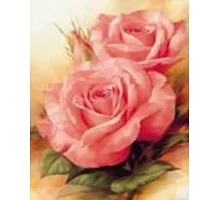Алмазная мозаика Цветущая роза 30*40см с рамкой 41*31*25 см (H8182)