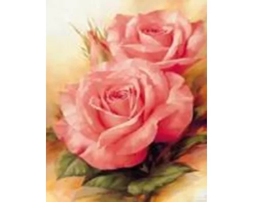 Алмазная мозаика Цветущая роза 30*40см с рамкой 41*31*25 см (H8182)