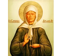 Алмазна мозаїка Св. Блаженна Матрона 30*40 см з рамкою 41 *31*25 см (H8155)