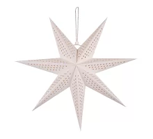 Звезда бумажная Novogod'ko 3D белая 45 см LED (974218)