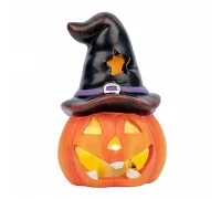 Статуетка Yes! Fun Хеллоуїн Pumpkin in hat, 10 см, LED (974188)