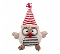 Новорічна м'яка іграшка Новогодько «Сова в ковпачку», 30 см (974011)