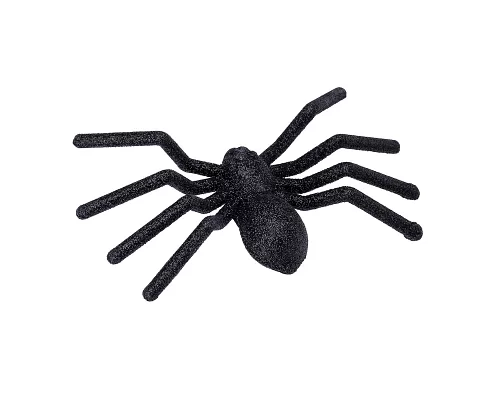 Павук пластмасовий Yes! Fun Хеллоуїн, 17 * 9 см, гліттер, чорний (974282)