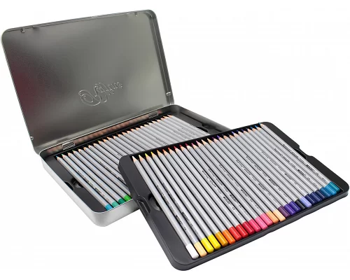 Набор цветных карандашей Marco Raffine 50 шт в металлическом пенале (7100-50TN)