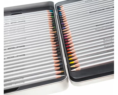 Набор цветных карандашей Marco Raffine 50 шт в металлическом пенале (7100-50TN)