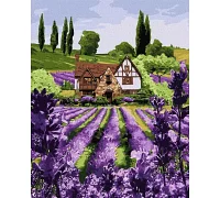 Картина за номерами Lavender House 40*50 см у тепловому пакеті Ідейка Ukraine (KHO2293)