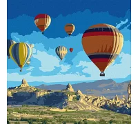 Картина за номерами Fairy -tale Cappadocia 50x50cm в тепловому пакеті Ідейка Ukraine (KHO2852)