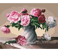 Картина по номерам Букеты Цветы любви в термопакете 40*50см (KHO3001)
