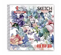 Альбом для акварелі SANTI Flowers 210*210 мм Paper Watercolour Collection 20 арк 2 (130495)