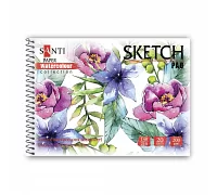 Альбом для акварелі SANTI Flowers А5 Paper Watercolour Collection 20 арк 200 г/м2 (130497)