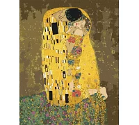 Картина за номерами - Поцілунок 2. Густав Клімт, 40х50 Ідейка (KHO4534)