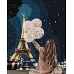 Картина за номерами Незабутній вечір у Парижі 40х50 Ідейка ( KHO4763)