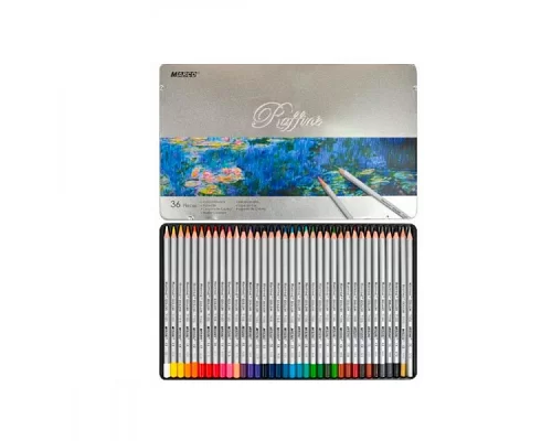 Карандаши цветные Marco металлическая упаковка 36 цвета (7100-36TN)
