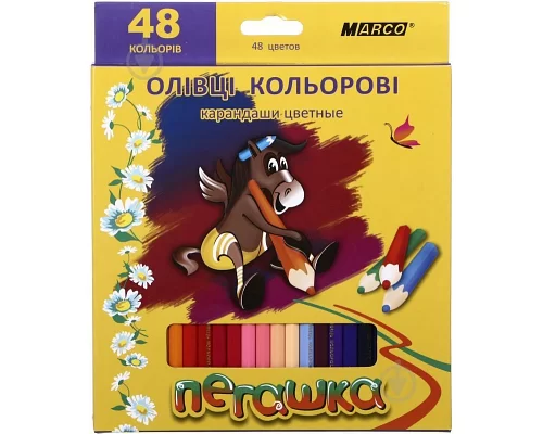 Карандаши цветные Пегашка  Marco (1010-48CB)