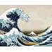 Картина за номерами Велика хвиля у Канагаві 40х50 Ідейка (KHO2756)
