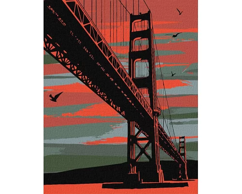 Картина по номерам Мистический Сан-Франциско 40х50 Идейка (KHO3625)