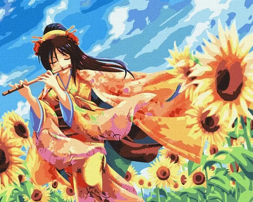 Картина по номерам аниме Песня цветов 40х50 Идейка (KHO4887)