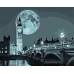 Картина по номерам Ночь в Лондоне Идейка 40х50 (KHO3614)
