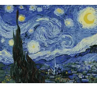 Картина по номерам Звездная ночь 40х50 Идейка (KHO2857)