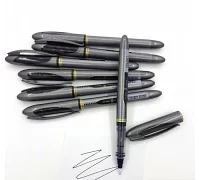 Ручка капиллярная AIHAO 2005 (чёрная) упаковка 12 шт