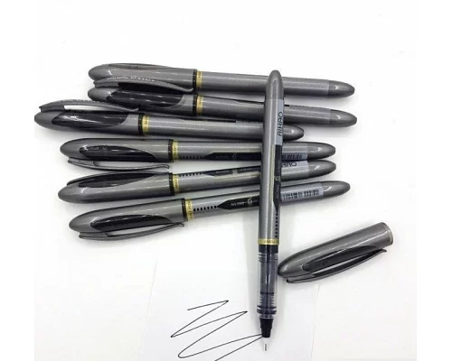 Ручка капиллярная AIHAO 2005 (чёрная) упаковка 12 шт