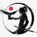 Картина по номерам Дочь самурая 40х40 Идейка (KHO5057)
