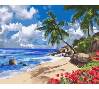 Картина по номерам Тропический остров 40х50 Идейка (KHO2859)