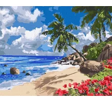 Картина по номерам Тропический остров 40х50 Идейка (KHO2859)
