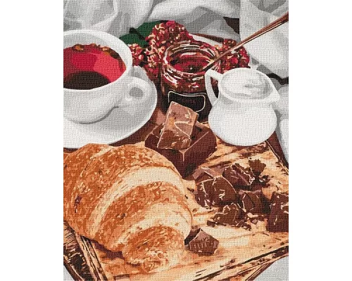 Картина за номерами Французький сніданок 40х50 Ідейка (KHO5573)