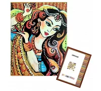 Алмазна мозаїка Дівчина з Індії + рамка 30х40 (AG0002/A)