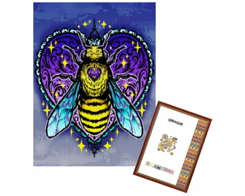 Алмазна мозаїка Золота бджола + рамка 30х40 (AG0001/A)
