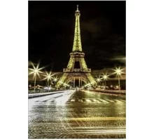 Алмазная мозаика Ночной Париж на подрамнике
 30*40см (95322)