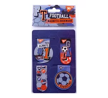 Закладки магнитные YES Football 4 шт (707395)