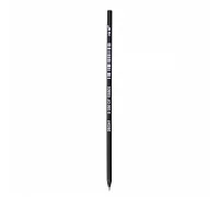 Олівець чорнографітний YES Slim black круглый чорне дерево (280541)