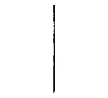 Олівець чорнографітний YES Slim black круглый чорне дерево (280541)