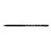Олівець чорнографітний YES з чорного дерева трикуний з гумкою (280493)
