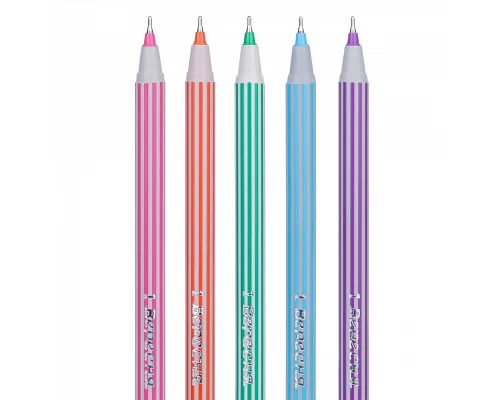 Ручка шариковая 1Вересня Linear 0 6 мм синяя набор 30 шт (411830)