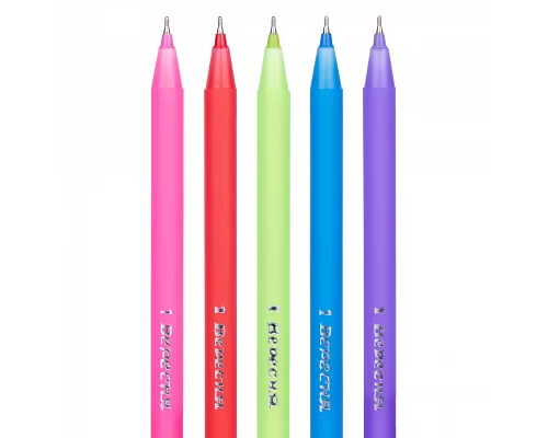 Ручка шариковая 1Вересня Soft Touch 0 6 мм синяя набор 30 шт (411079)