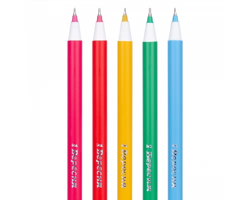 Ручка шариковая 1Вересня 1441 0 6 мм синяя набор 30 шт (411832)