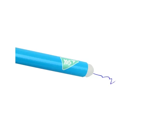 Ручка гелевая YES пиши-стирай Jungle 0 5 мм синяя автоматическая (411894)