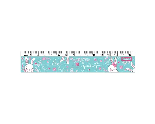 Лінійка 1 Вересня 15 см Bunny (370585)