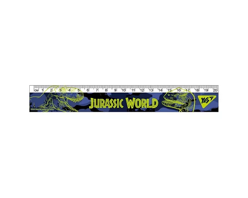 Линейка YES 20 см Jurassic World (370583)