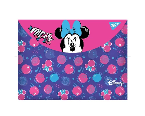 Папка-конверт на кнопке YES А4 Minnie Mouse (491800)
