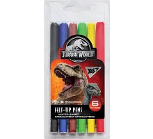 Фломастери YES 6 кольорів Jurassic World (650431)